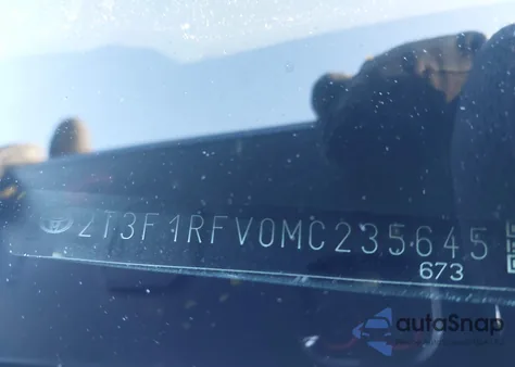 2021 Toyota Rav4 Le z USA, uszkodzony, nr VIN 2T3F1RFV0MC235645